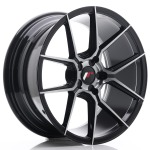 Llanta Japan Racing JR30 18x8,5 ET20-40 5H BLANK Black Brushed w/Tinted Face