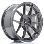 Llanta Japan Racing JR30 17x8 ET40 4x100 Hyper Gray