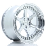 Llanta Japan Racing JR43 18x10,5 ET15-22 5H BLANK Silver w/Machined Face