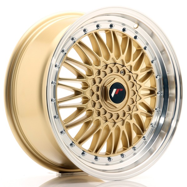 Llanta Japan Racing JR9 18x8 ET40 5x112/120 Gold w/Machined Lip