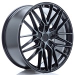 Llanta Japan Racing JR38 21x9 ET10-52 5H BLANK Black Brushed w/Tinted Face