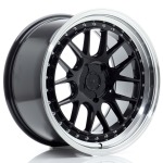 Llanta Japan Racing JR40 18x9,5 ET15-35 5H BLANK Glossy Black w/Machined Lip