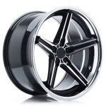 Llanta Concaver CVR9 Black Diamond Cut 10.5x20" BLANK ET0-28 CB72.6