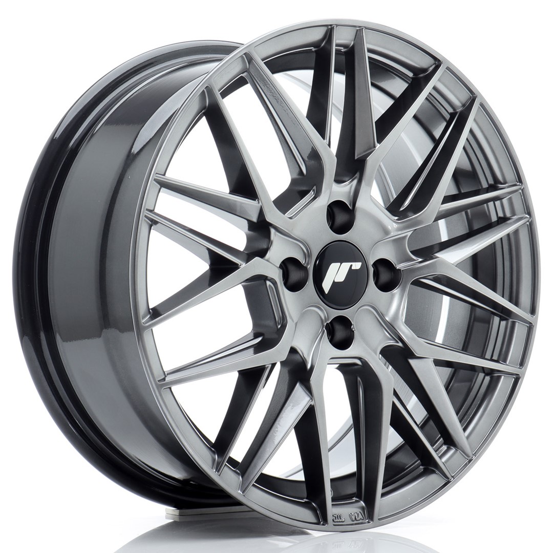 43722_0_32547 Llanta Japan Racing JR28 16x7 ET40 4x100 Hyper Black - Imagen 1