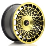 Llanta Japan Racing JR14 16x8 ET25 Blank Black Gold Finish