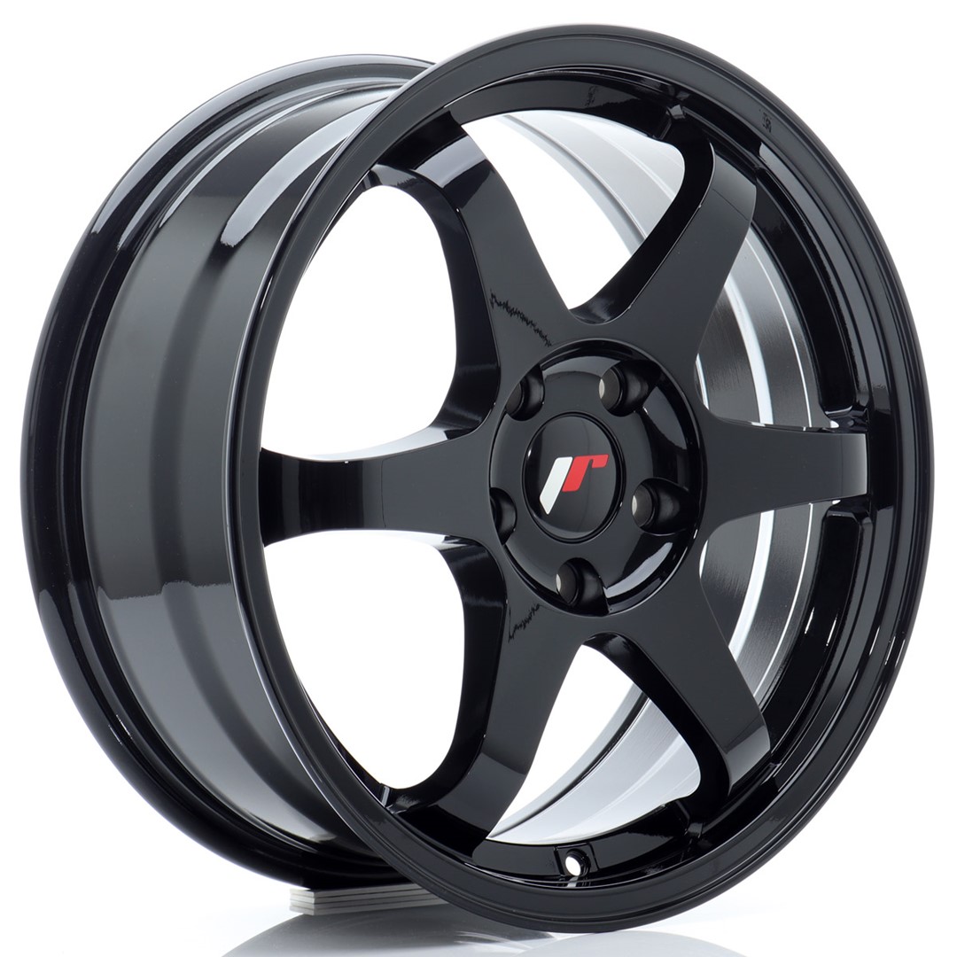 44088_0_32963 Llanta Japan Racing JR3 17x7 ET40 4x100 Gloss Black - Imagen 1