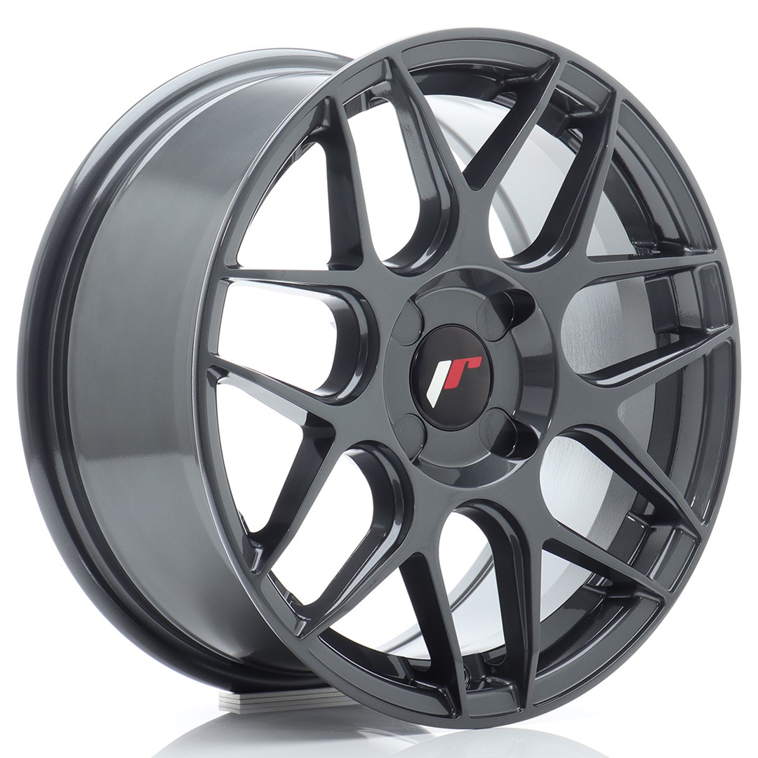 44587_0_33869 Llanta Japan Racing JR18 16x7 ET20-35 4H BLANK Hyper Gray - Imagen 1