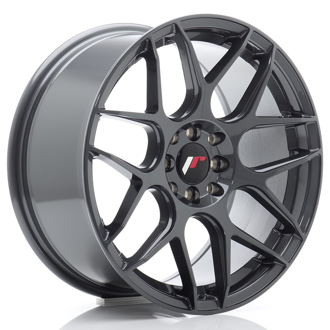 44607_0_34273 Llanta Japan Racing JR18 17x8 ET35 4x100/114 Hyper Gray - Imagen 1