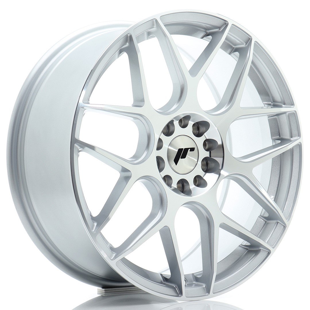 44619_0_34121 Llanta Japan Racing JR18 18x7,5 ET40 5x112/114 Silver Machined Face - Imagen 1