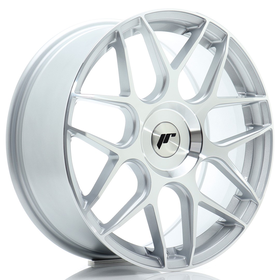 44626_0_34124 Llanta Japan Racing JR18 18x7,5 ET20-40 BLANK Silver Machined Face - Imagen 1