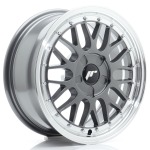 Llanta Japan Racing JR23 16x7 ET20-45 5H BLANK Hyper Gray w/Machined Lip