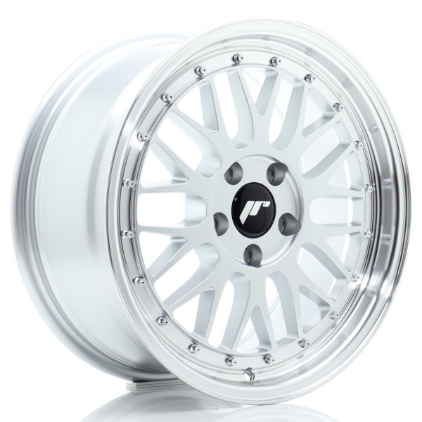 Llanta Japan Racing JR23 17x8 ET40 5x112 Hyper Silver w/Machined Lip