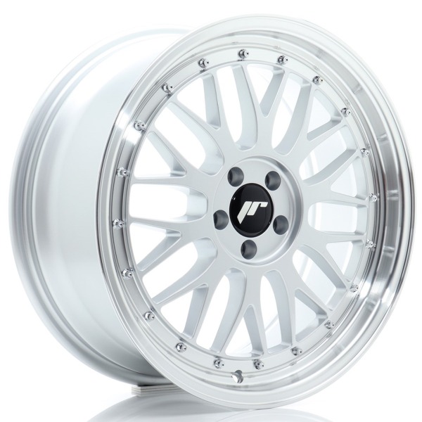 Llanta Japan Racing JR23 18x8 ET40 5x112 Hyper Silver w/Machined Lip