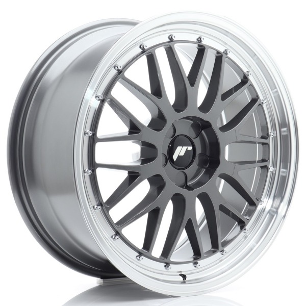 Llanta Japan Racing JR23 20x9 ET20-51 5H BLANK Hyper Gray w/Machined Lip