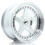 Llanta Japan Racing JR6 16x8 ET10-30 BLANK Silver Machined Face