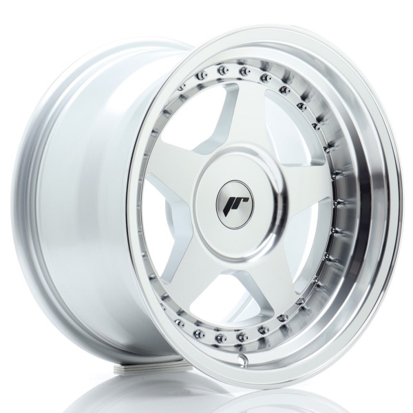 Llanta Japan Racing JR6 16x9 ET0-20 BLANK Silver Machined Face