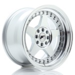 Llanta Japan Racing JR6 16x9 ET20 4x100/108 Silver Machined Face