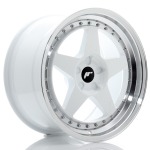 Llanta Japan Racing JR6 18x9,5 ET20-40 5H BLANK White w/Machined Lip