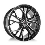 Llanta Avus AC-M10 Black Polished 8.5x20" 5x112 ET40 CB66.6
