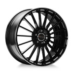 Llanta Avus AC-M03 Black Lip Polished 6.5x16" 5x108 ET40 CB73.1