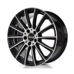 Llanta Avus AC-M07 Black Polished 8.0x19" 5x112 ET33 CB66.6