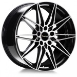 Llanta Avus AC-MB5 Black Polished 8.5x19" 5x112 ET50 CB57.1