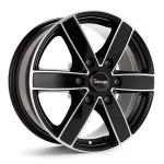 Llanta Avus AC-V61 Black Polished 8.0x18" 6x120 ET52 CB74.5