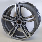 Llanta Avus AF15NEW Anthracite Polished 8.0x18" 5x112 ET30 CB66.6