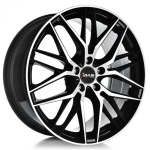 Llanta Avus AF19 Black Polished 8.5x19" 5x120 ET35 CB72.6