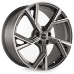 Llanta Avus AF20 Anthracite Matt Polished 8.0x18" 5x112 ET28 CB66.6