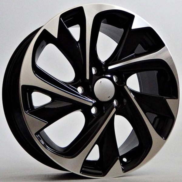Llanta ST Wheels Atlas Black Polished 7.0x17" 5x114.3 ET48 CB60.1