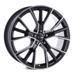 Llanta Avus AF18 Black Polished 10.0x22" 5x112 ET26 CB66.6