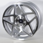 Llanta Forzza COSMO Silver Polished 8.5x18" 5x112 ET35 CB66.6