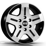 Llanta Elite Wheels EJ06 Black Polished 7.0x16" 5x118 ET50 CB71.1