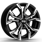 Llanta Elite Wheels EJ12 Black Polished 6.5x16" 5x114.3 ET40 CB66.1