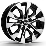 Llanta Elite Wheels EJ21 Black Polished 6.5x16" 5x98 ET35 CB58.1