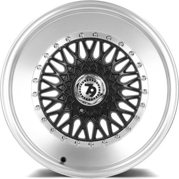Llanta Seventy9 Wheels SV-F DMBLP-Matt Black Front Polished Lip Polished 7.0x16" 4x100 ET35 CB67.1 - Image 2