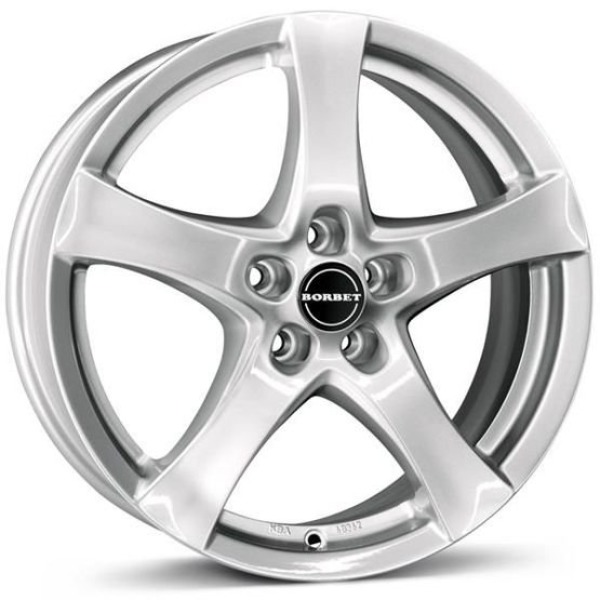 Llanta Borbet F BS-brilliant silver 6.0x15" 4x100 ET35 CB64.1