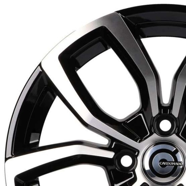 Llanta Carbonado Tape BFP-Black Front Polished 6.5x15" 4x100 ET38 CB67.1 - Image 4