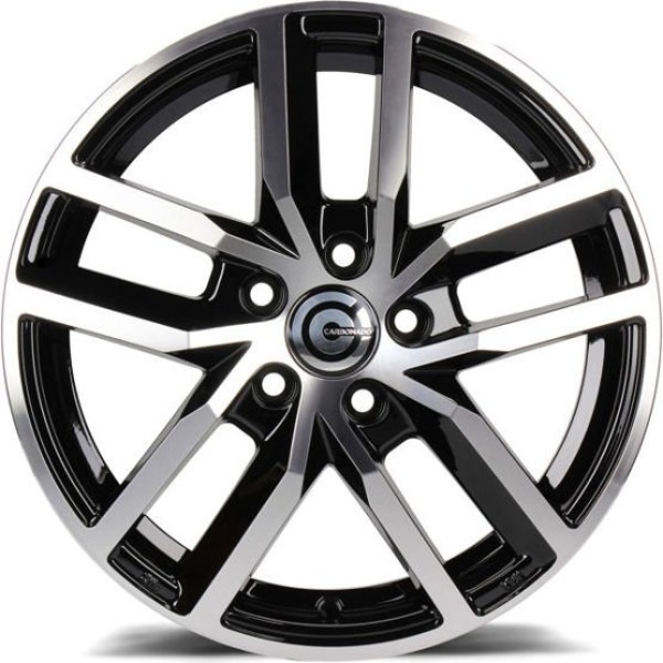 Llanta Carbonado Ice BFP-Black Front Polished 6.0x15" 5x100 ET38 CB57.1 - Image 2