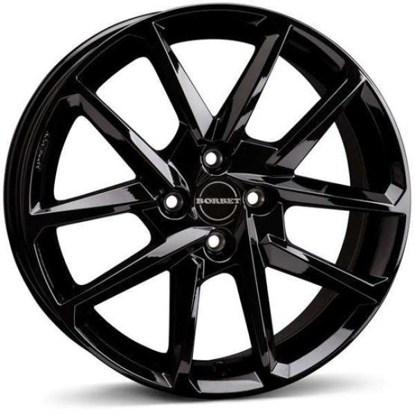 Llanta Borbet N BG -Black Glossy 6.5x16" 4x98 ET35 CB58.1
