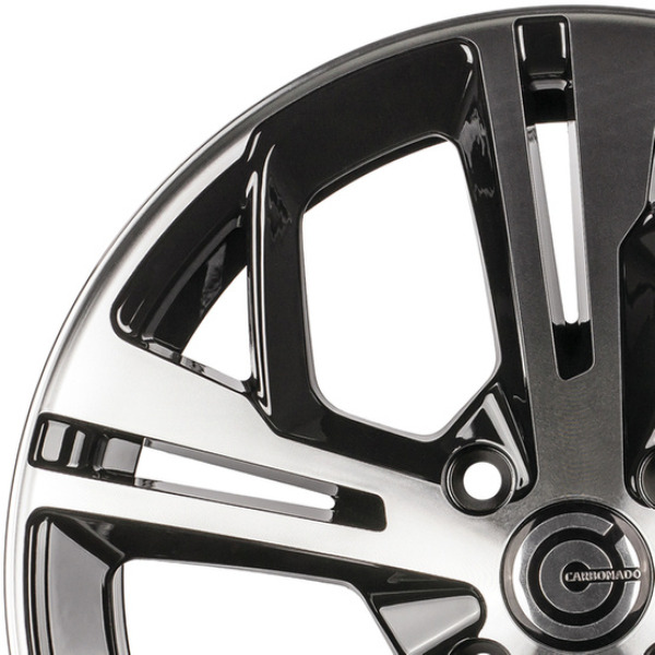 Llanta Carbonado Angers BFP-Black Front Polished 7.0x16" 4x108 ET20 CB65.1 - Image 4