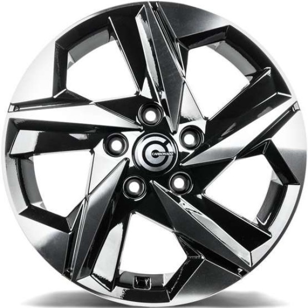 Llanta Carbonado Kyoto BFP-Black Front Polished 6.5x16" 5x114.3 ET40 CB73.1 - Image 2