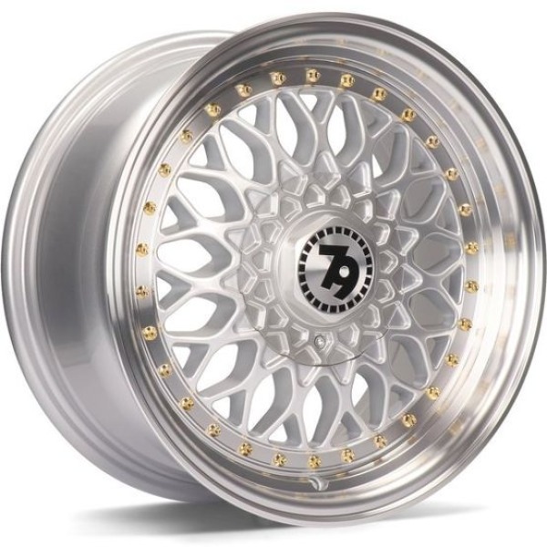 Llanta Seventy9 Wheels SV-E SLP-Silver Lip Polished 7.5x17" 5x112 ET35 CB72.6