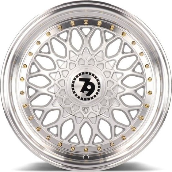 Llanta Seventy9 Wheels SV-E SLP-Silver Lip Polished 7.5x17" 5x112 ET35 CB72.6 - Image 2