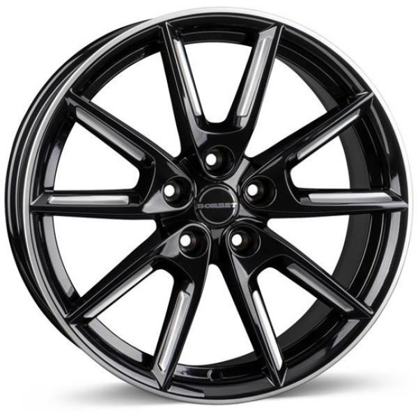 Llanta Borbet LX18 BMSPR-black matt silver spoke rim 8.0x18" 5x114.3 ET48 CB72.6