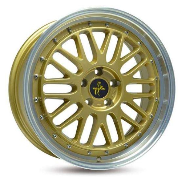 Llanta Keskin Tuning KT22 GLP-Gold lip polsih 8.5x19" 5x120 ET35 CB72.6