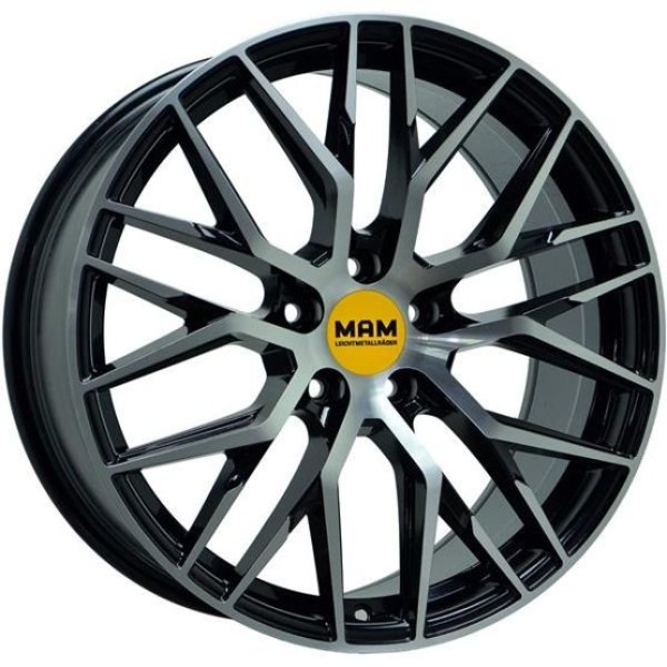 Llanta MAM RS4 BFP-Black Front Polish 8.5x19" 5x108 ET45 CB72.6