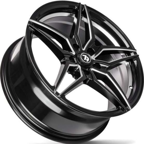Llanta Seventy9 Wheels SV-A BGWIL-Black glossy window inner lip 8.0x18" 5x112 ET35 CB66.5 - Image 4