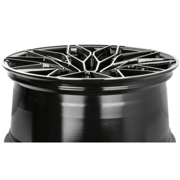 Llanta Carbonado Emerald BFP-Black Front Polished 8.0x18" 5x112 ET30 CB66.5 - Image 2